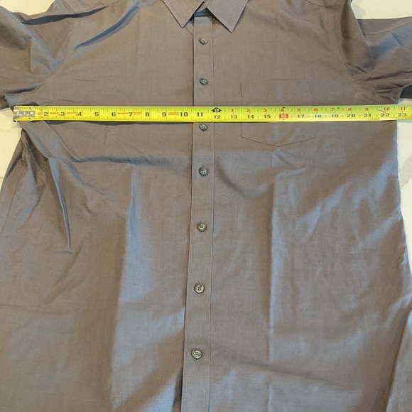 Untuckit Dress Shirt XL Tall Slim Wrinkle Free Cotton - Picture 3 of 8